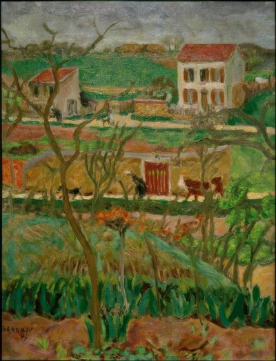 Rainy Landscape (Vernouillet) by Pierre Bonnard